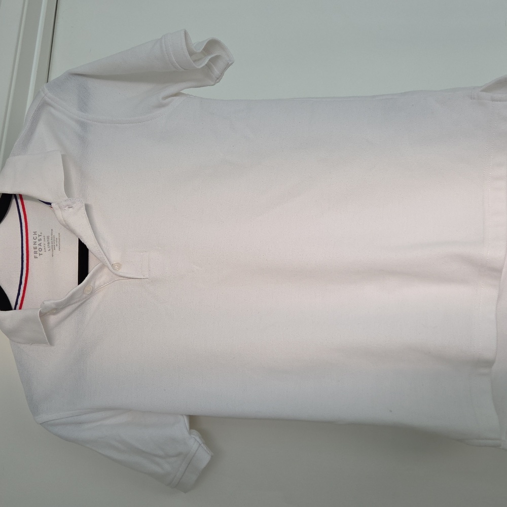 BOGO, Buy French Toast White Polo Shirt for Kids And Navy Uniform Pants Are Free